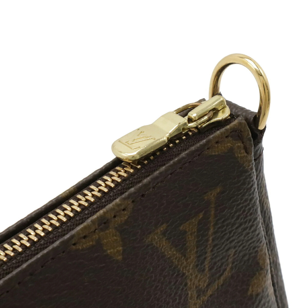 LOUIS VUITTON Authentic Brown Monogram Pochette Mini Bag - Picture 5 of 9